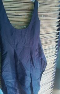 Max Mara 10 Linen Sleeveless Brown Lined Wrap Top